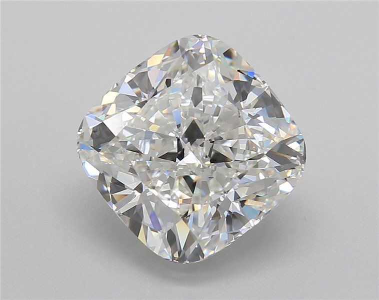 5.01ct F VS1 Rare Carat Ideal Cut Cushion Lab Grown Diamond