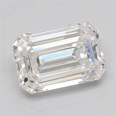 1.11ct E VVS1 Rare Carat Ideal Cut Emerald Lab Grown Diamond