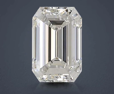 1.45ct E VS1 Rare Carat Ideal Cut Emerald Lab Grown Diamond