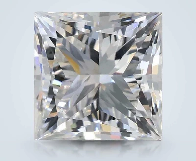 4.01ct E VS1 Rare Carat Ideal Cut Princess Lab Grown Diamond