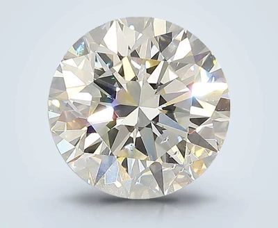 3.01ct J SI1 Excellent Cut Round Lab Grown Diamond