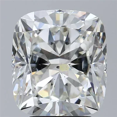 3.21ct I SI2 Rare Carat Ideal Cut Cushion Diamond