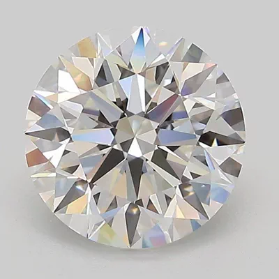2.43ct E VVS2 Ideal Cut Round Lab Grown Diamond