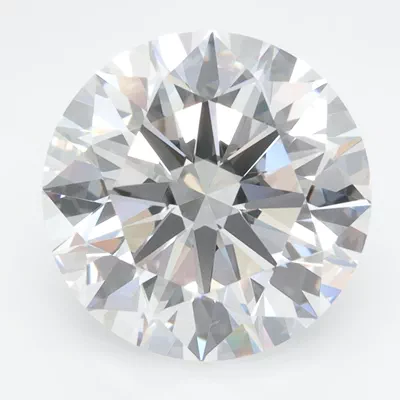4.04ct D FL Rare Carat Ideal Cut Round Lab Grown Diamond