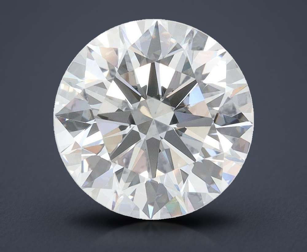 4.04ct D FL Rare Carat Ideal Cut Round Lab Grown Diamond