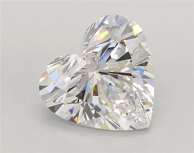 5.53ct E VVS2 Rare Carat Ideal Cut Heart Lab Grown Diamond