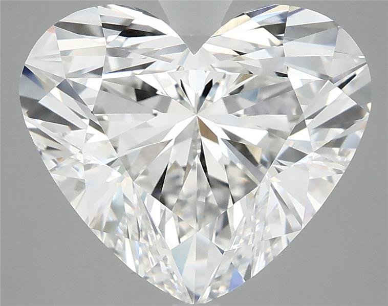 5.08ct E VVS2 Rare Carat Ideal Cut Heart Lab Grown Diamond