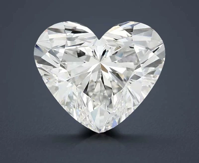 5.08ct E VVS2 Rare Carat Ideal Cut Heart Lab Grown Diamond