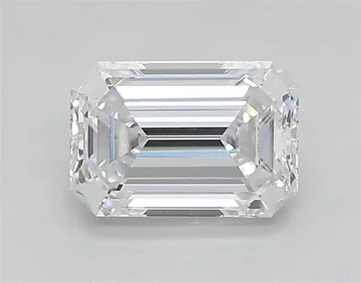 0.77ct D VVS2 Rare Carat Ideal Cut Emerald Lab Grown Diamond