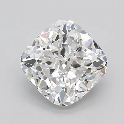 2.58ct D VVS1 Rare Carat Ideal Cut Cushion Lab Grown Diamond