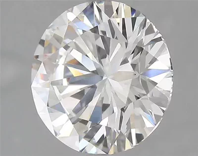 3.77ct F IF Excellent Cut Round Diamond