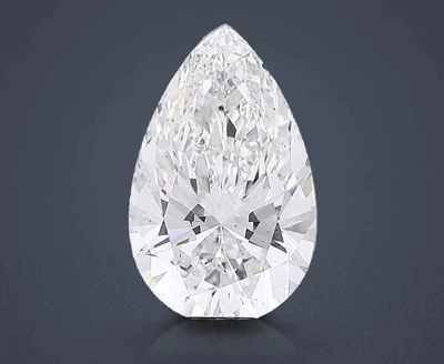 20.03ct F VS1 Rare Carat Ideal Cut Pear Lab Grown Diamond