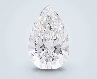 20.03ct F VS1 Rare Carat Ideal Cut Pear Lab Grown Diamond