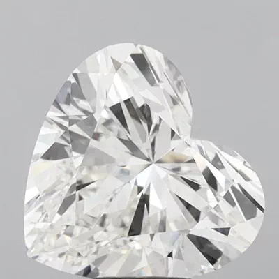 5.07ct F VVS2 Rare Carat Ideal Cut Heart Lab Grown Diamond
