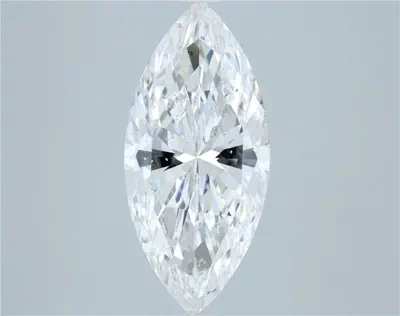 3.01ct E SI2 Rare Carat Ideal Cut Marquise Diamond