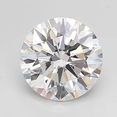 2.03ct D VS2 Rare Carat Ideal Cut Round Lab Grown Diamond