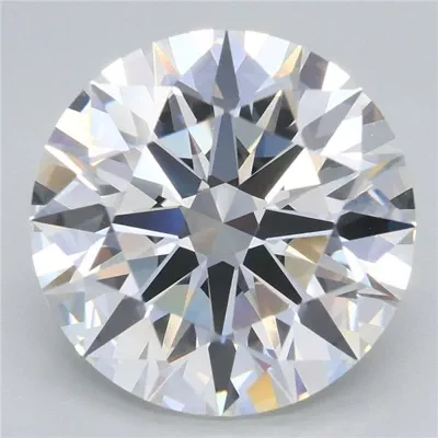5.09ct F VVS2 Rare Carat Ideal Cut Round Lab Grown Diamond