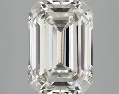 3.10ct I VS2 Rare Carat Ideal Cut Emerald Lab Grown Diamond