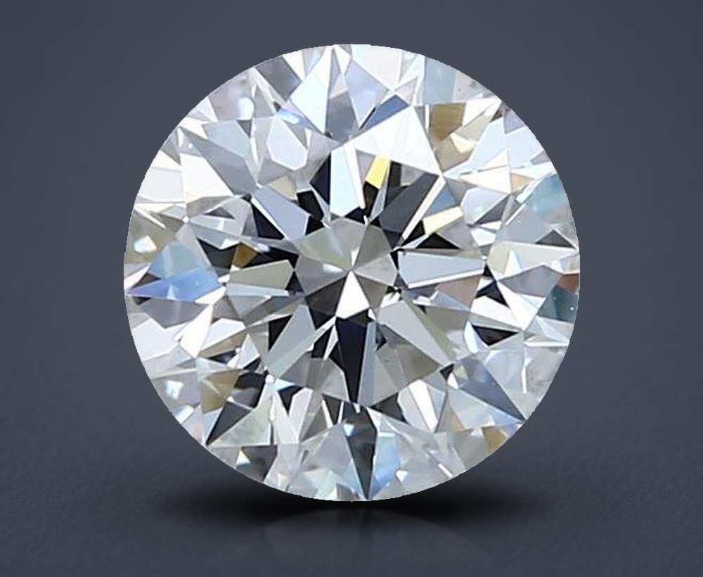 1.55ct E VVS2 Rare Carat Ideal Cut Round Lab Grown Diamond