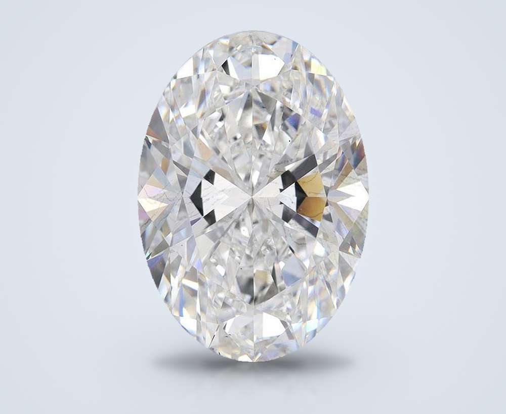 11.65ct F SI1 Rare Carat Ideal Cut Oval Lab Grown Diamond