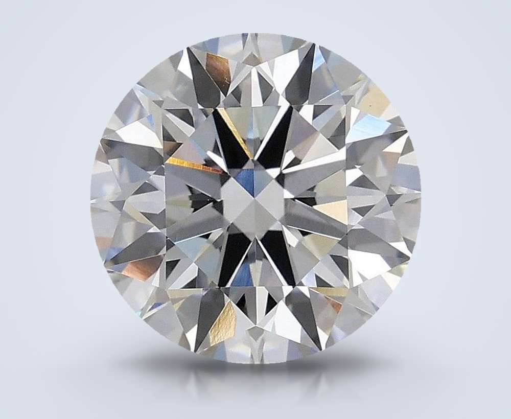 3.08ct H VVS2 Rare Carat Ideal Cut Round Lab Grown Diamond