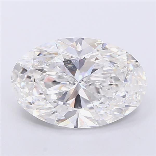 5.01ct D VS1 Rare Carat Ideal Cut Oval Lab Grown Diamond