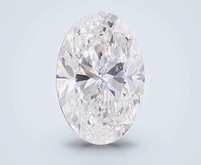 5.01ct D VS1 Rare Carat Ideal Cut Oval Lab Grown Diamond
