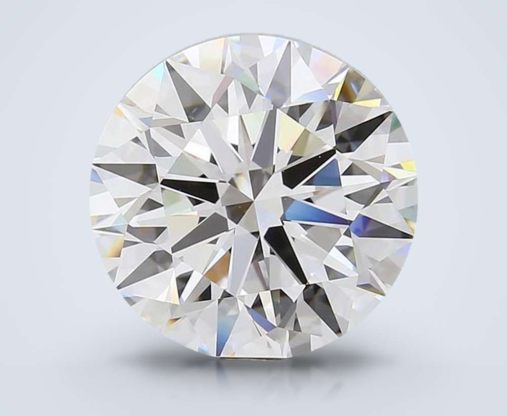 6.09ct E IF Rare Carat Ideal Cut Round Lab Grown Diamond