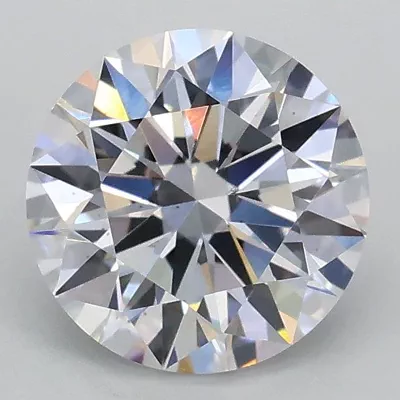 1.23ct D VS2 Rare Carat Ideal Cut Round Lab Grown Diamond
