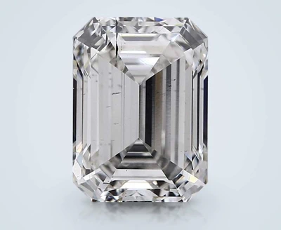 3.05ct G SI1 Very Good Cut Emerald Lab Grown Diamond