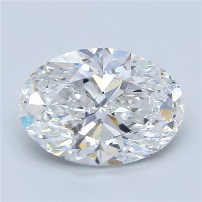 4.01ct E VS2 Rare Carat Ideal Cut Oval Diamond