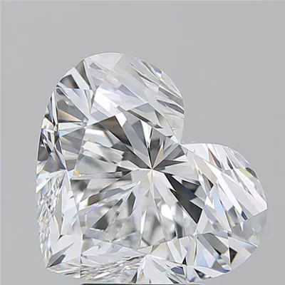 5.43ct D VVS1 Rare Carat Ideal Cut Heart Diamond