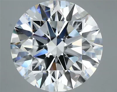 4.06ct D VVS2 Rare Carat Ideal Cut Round Diamond