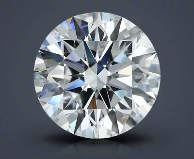 4.06ct D VVS2 Rare Carat Ideal Cut Round Diamond
