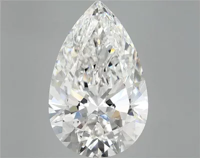 10.15ct F VVS2 Rare Carat Ideal Cut Pear Lab Grown Diamond