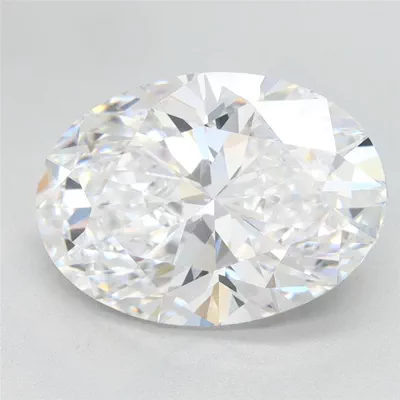 3.06ct D VVS1 Very Good Cut Oval Lab Grown Diamond