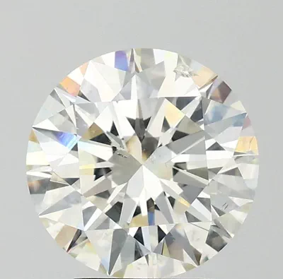 3.30ct K SI2 Rare Carat Ideal Cut Round Diamond