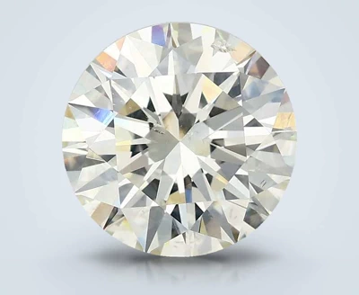3.30ct K SI2 Rare Carat Ideal Cut Round Diamond