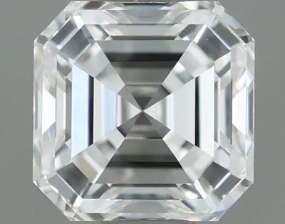 0.52ct H VVS2 Rare Carat Ideal Cut Asscher Diamond