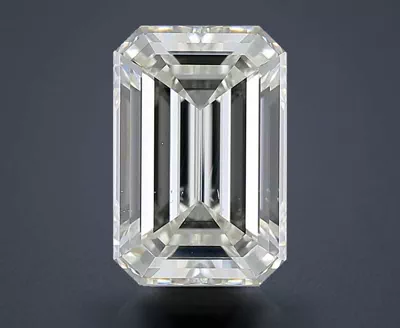 5.08ct J VS2 Rare Carat Ideal Cut Emerald Diamond