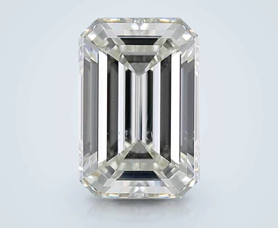 5.08ct J VS2 Rare Carat Ideal Cut Emerald Diamond