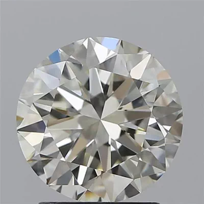 2.01ct J VVS1 Excellent Cut Round Diamond