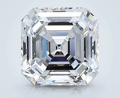 0.90ct E VVS2 Rare Carat Ideal Cut Asscher Diamond
