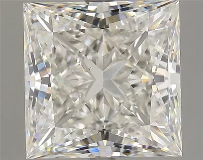 7.07ct H VS1 Rare Carat Ideal Cut Princess Lab Grown Diamond