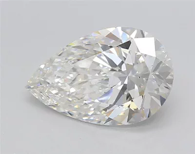 2.02ct F VS1 Rare Carat Ideal Cut Pear Lab Grown Diamond