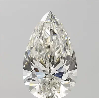4.01ct I SI2 Excellent Cut Pear Diamond