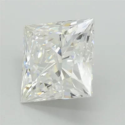2.09ct E VS2 Rare Carat Ideal Cut Princess Lab Grown Diamond