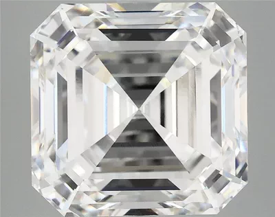 9.66ct E VVS2 Rare Carat Ideal Cut Asscher Lab Grown Diamond