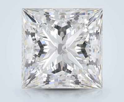 6.29ct F VS1 Rare Carat Ideal Cut Princess Lab Grown Diamond