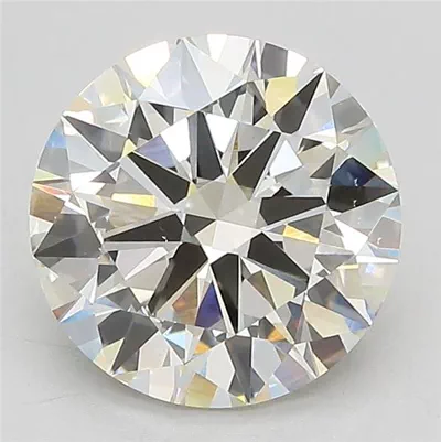 3.01ct J VS1 Excellent Cut Round Lab Grown Diamond